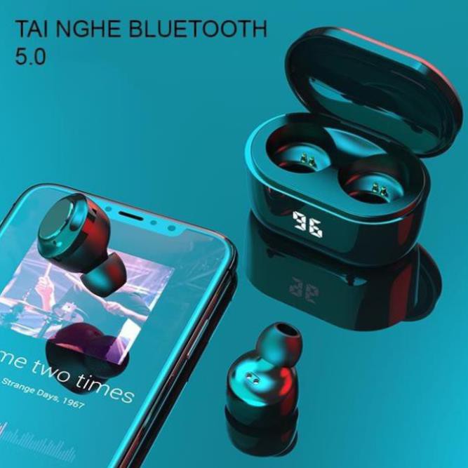 Tai Nghe Bluetooth A6  TWS Dạng Nhét Tai Kết Nối Không Dây Tích Hợp Micro Âm Thanh Sống Động Chất Lượng C