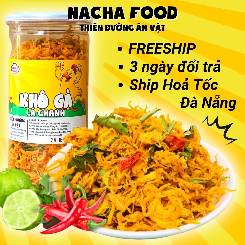Khô Gà Lá Chanh 300g Thiên Đường Ăn Vặt Khô Gà Xé Cay Loại Ngon Ăn Vặt Đà Nẵng Vừa Ngon Vừa Rẻ