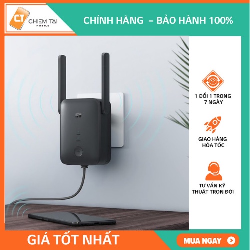 Repeater Kích sóng Wifi Dual band Xiaomi AC1200 RA75 (Bản quốc tế)