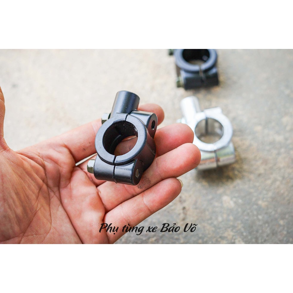 Pát gắn gương chiếu hậu, gắn kính chiếu hậu, gắn đèn trợ sáng 22mm