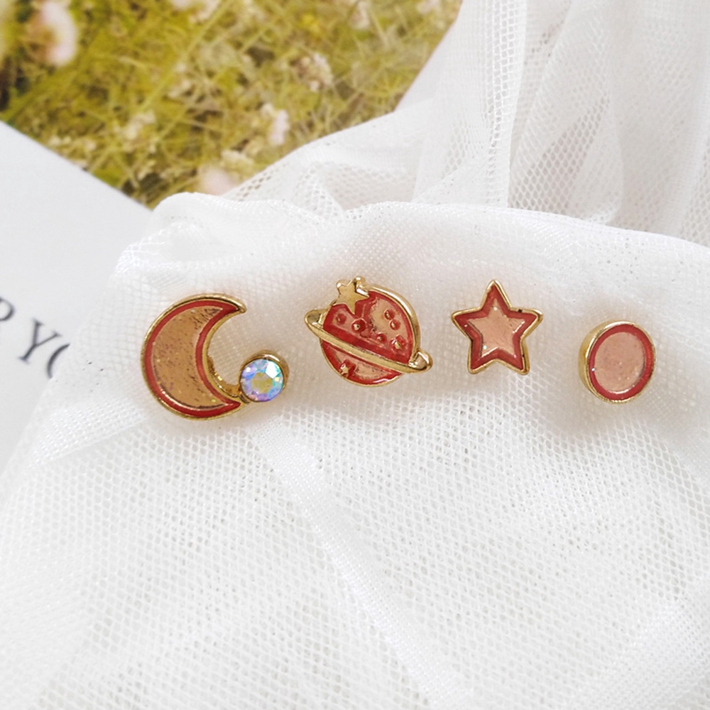 Set hoa tai kiểu dáng thời trang phong cách Hàn Quốc cho nữ