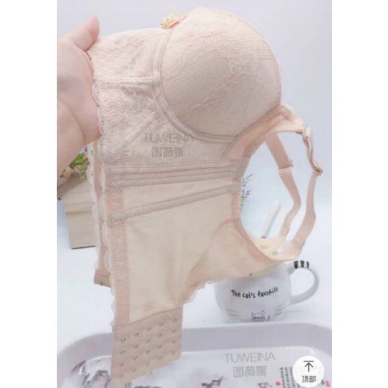 Áo lót bản to 5 móc cài, thon gọn lưng, đệm nâng ngực và chống xệ. Hàng loại 1 có video thật ạ