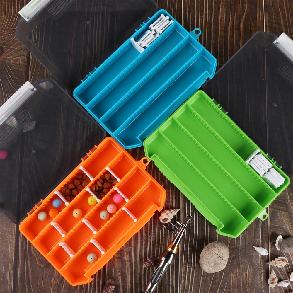 MUVAKO Hộp Đựng Mồi Câu Cá Bằng Nhựa Trong Suốt Chống Nước Ốp