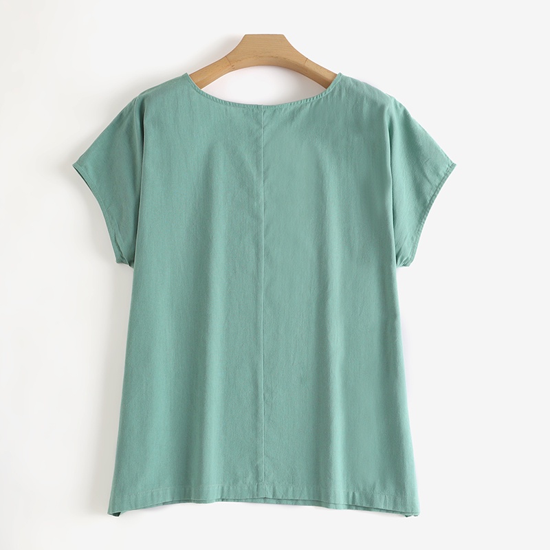 Zanzea Áo Thun Nữ Ngắn Tay Cổ Thuyền Thời Trang Châu Âu