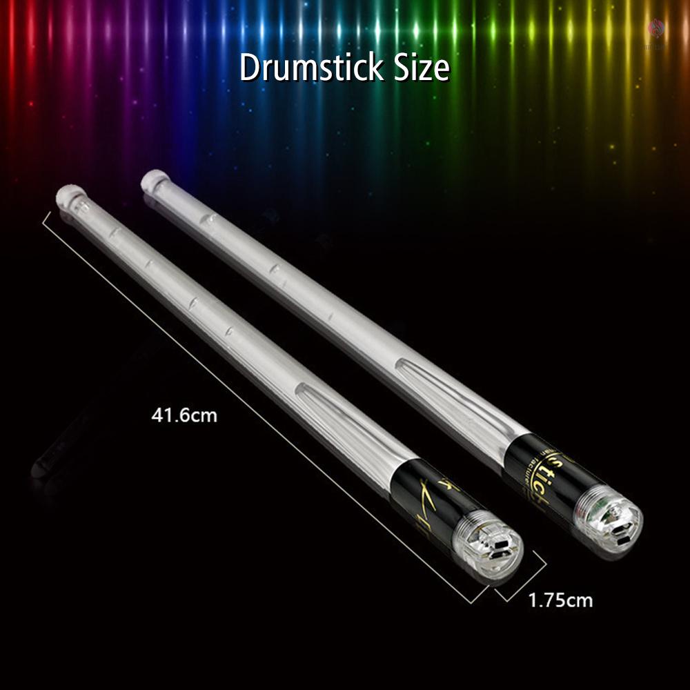 Dùi Trống Jazz Có Đèn LED Nhiều Màu Sắc 15 Màu Sạc USB Có Nút Bật Tắt