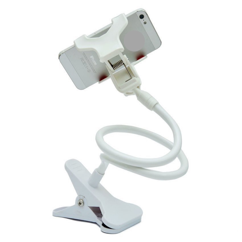 Giá Đỡ Điện Thoại Kẹp Đầu Giường Đọc Báo, Xem Video Xoay 360 Độ Tiện Dụng - Kẹp Điện Thoại Đuôi Khỉ