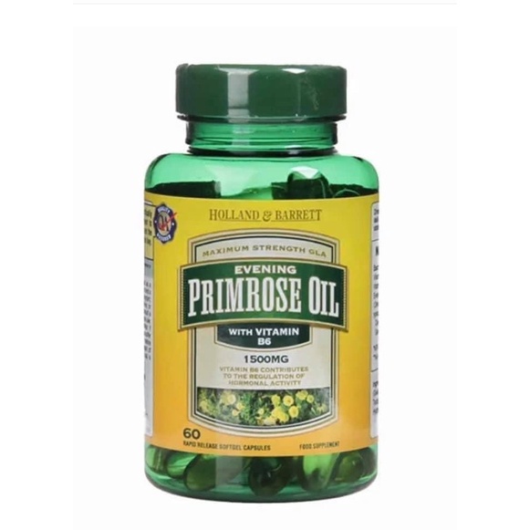 Tinh Dầu Hoa Anh Thảo Evening Primrose Oil Holland Barrett 1500mg