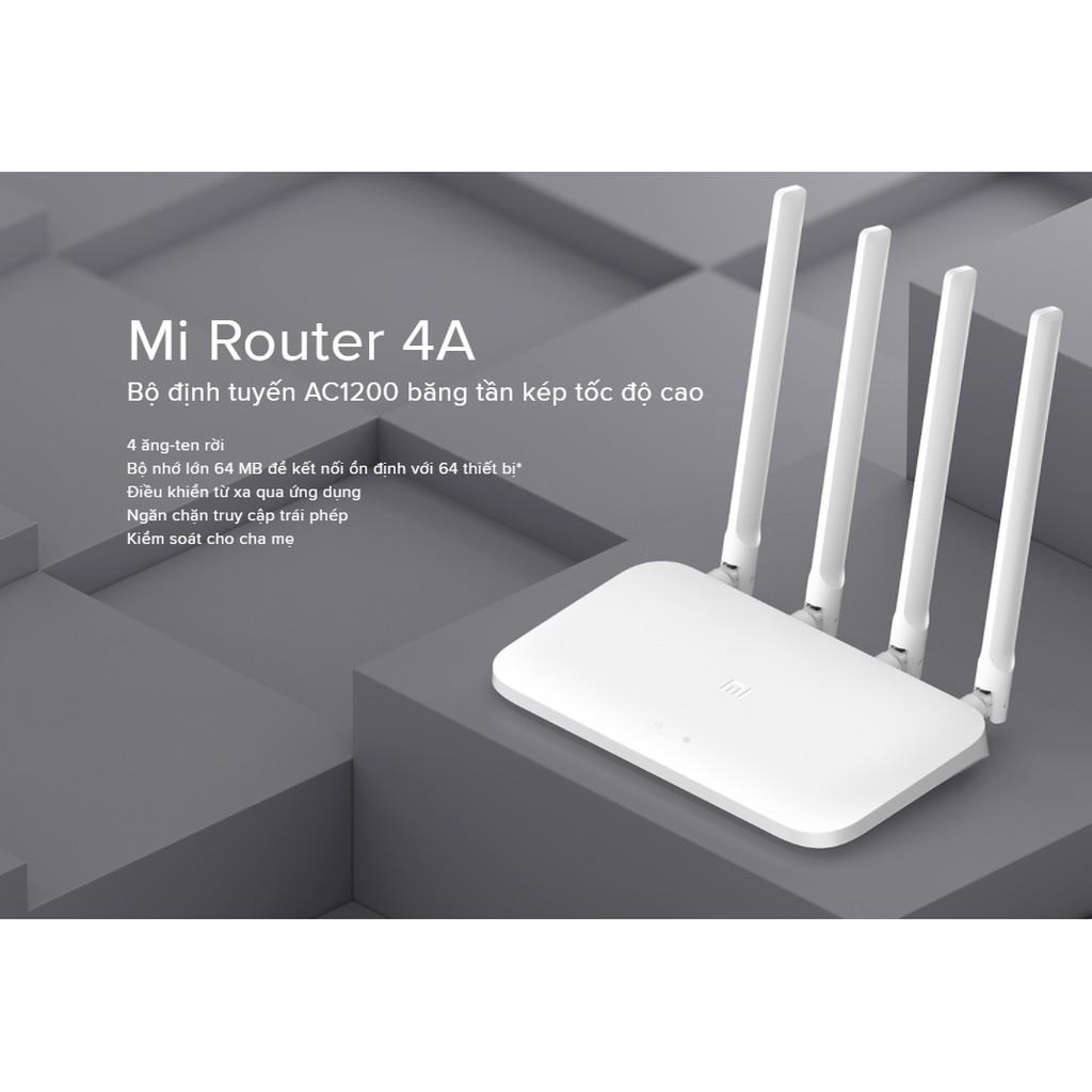 Bộ định tuyến Xiaomi Mi Router 4A - Hàng Chính Hãng - Bảo Hành 2 Năm | BigBuy360 - bigbuy360.vn