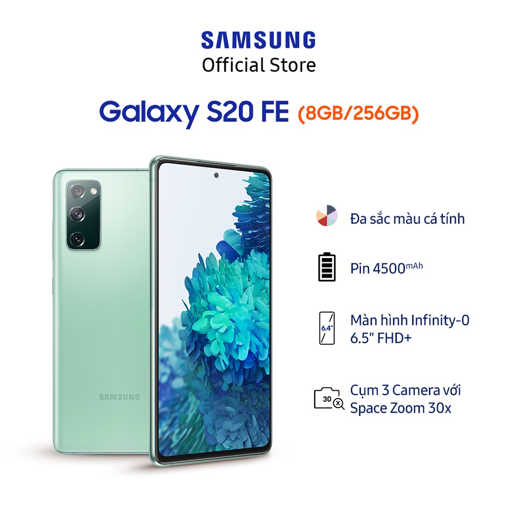 Điện Thoại Samsung Galaxy S20 FE (8GB/256GB) - Hàng Chính Hãng