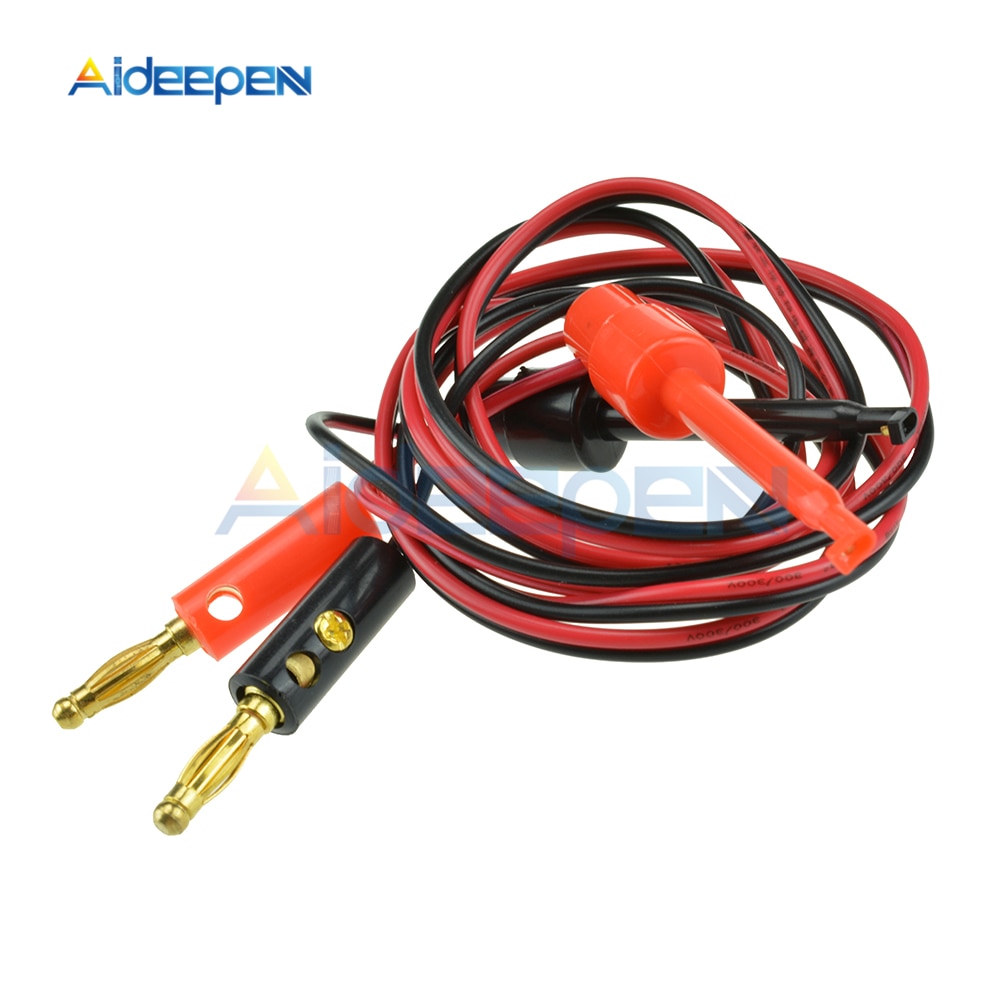 1 Cặp Dây Cáp Đầu Cắm Bắp Chuối 4mm Dài 1m