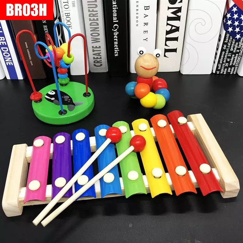 Combo 3 Món Đồ Chơi Giáo Dục Montessori Bằng Gỗ Cao Cấp Phù Hợp Cho  Bé Từ 1-4 Tuổi( BR03H)