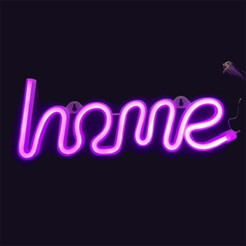 Đèn led HOME  trang trí, đèn decor phòng ngủ ( tặng kèm pin )