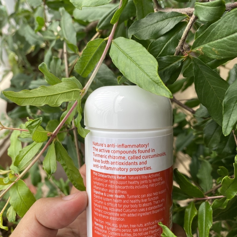 Viên uống Nature's Way Activated Curcumin Clinical Strength 30 viên bổ sung curcumin cải thiện tình trạng khớp