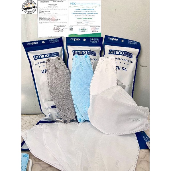 Khẩu Trang KF94 UNMINO 4 Lớp kháng khuẩn