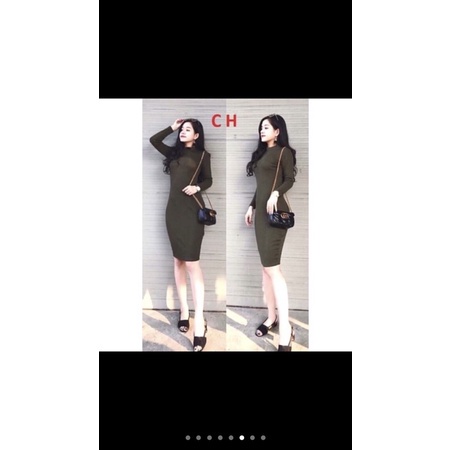 Váy BODY Nữ dáng dài Unisex ❄ FREESHIP❄ Đầm Bodip TÔN DÁNG DÀI TAY THỜI TRANG NữCổ lọ, sexy