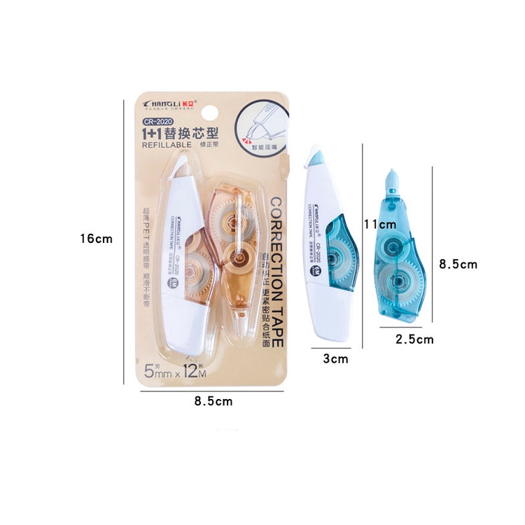 Lõi Bút Xóa Kéo Xinh Xắn,  Xoá Kéo Truyền Thống Tẩy Kéo Giấy DUHU B05