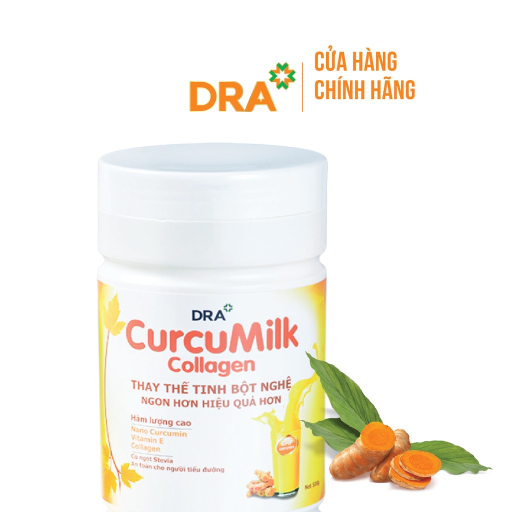 Sữa Nghệ CurcuMilk Collagen- Thay thế cho tinh bột nghệ-Nâng cao sức khỏe-Tốt cho dạ dày