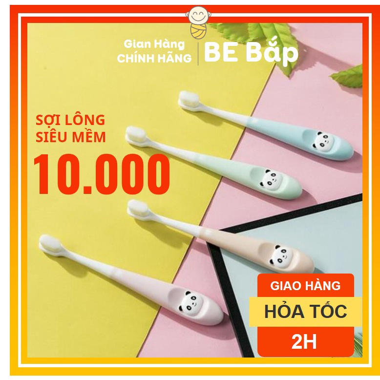 ⚡BÁN LỖ XIN ĐÁNH GIÁ 5 SAO⚡ Bàn Chải Đánh Răng Cho Bé 10.000 Sợi Tơ Siêu Mềm Không Làm Tổn Thương Nướu Bé