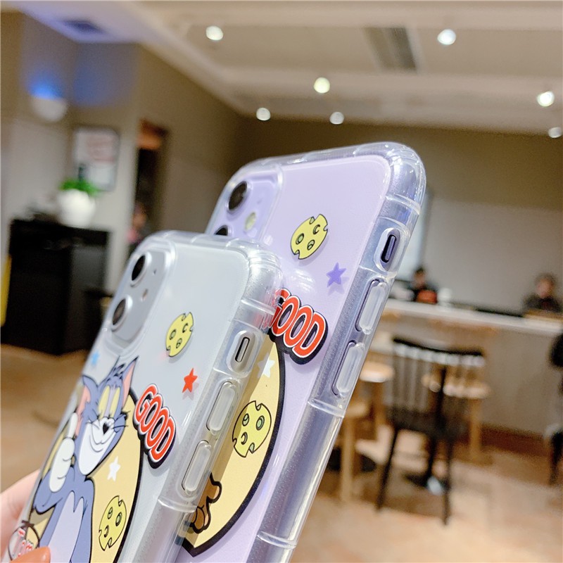 [ IPHONE ] Ốp Lưng Silicon Chống Sốc Tom x Jerry - I034 | BigBuy360 - bigbuy360.vn