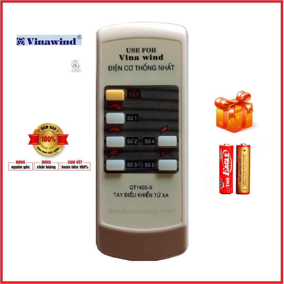 Điều Khiển Quạt Trần Vinawind