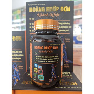 HOÀNG KHỚP ĐƠN chai 50 viên - Giảm đau khớp, đốt sống, thoát vị đĩa đệm, gai cột sống, giảm đau do gout, tái tạo mô sụn