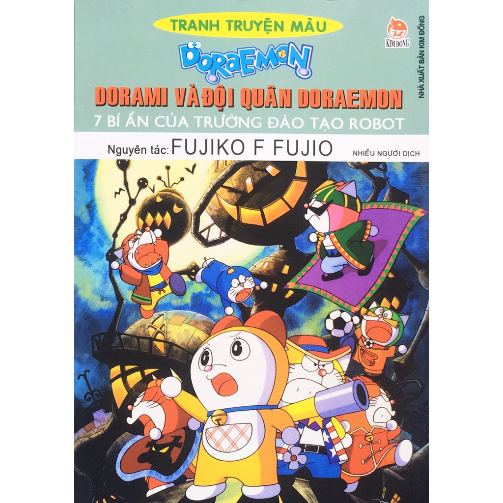 Truyện tranh - Doraemon truyện tranh màu - 7 Bí Ẩn Của Trường Đào Tạo Robot (B25)