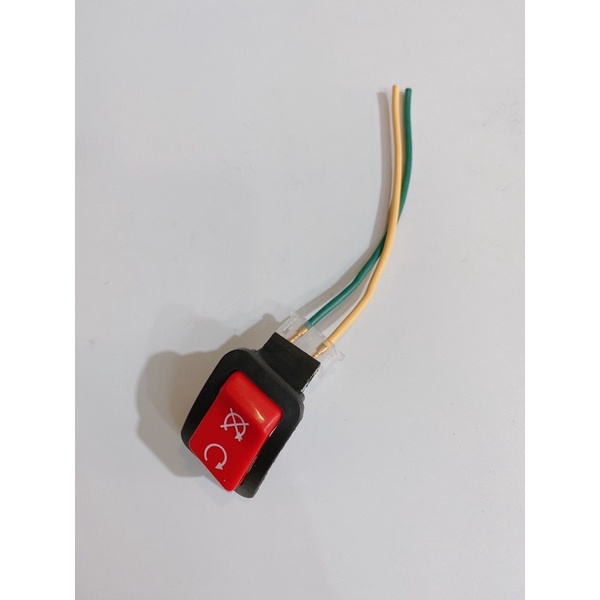 Nút công tắc đỏ iding stop, nút tắt máy tạm thời có sẵn giắc