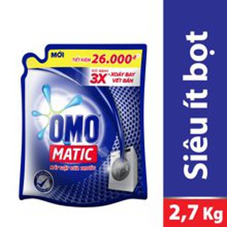 Nước Giặt Omo cửa ngang túi 2,7 kg