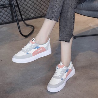 Giày sneaker nữ da lộn giá rẻ Hàn Quốc Order