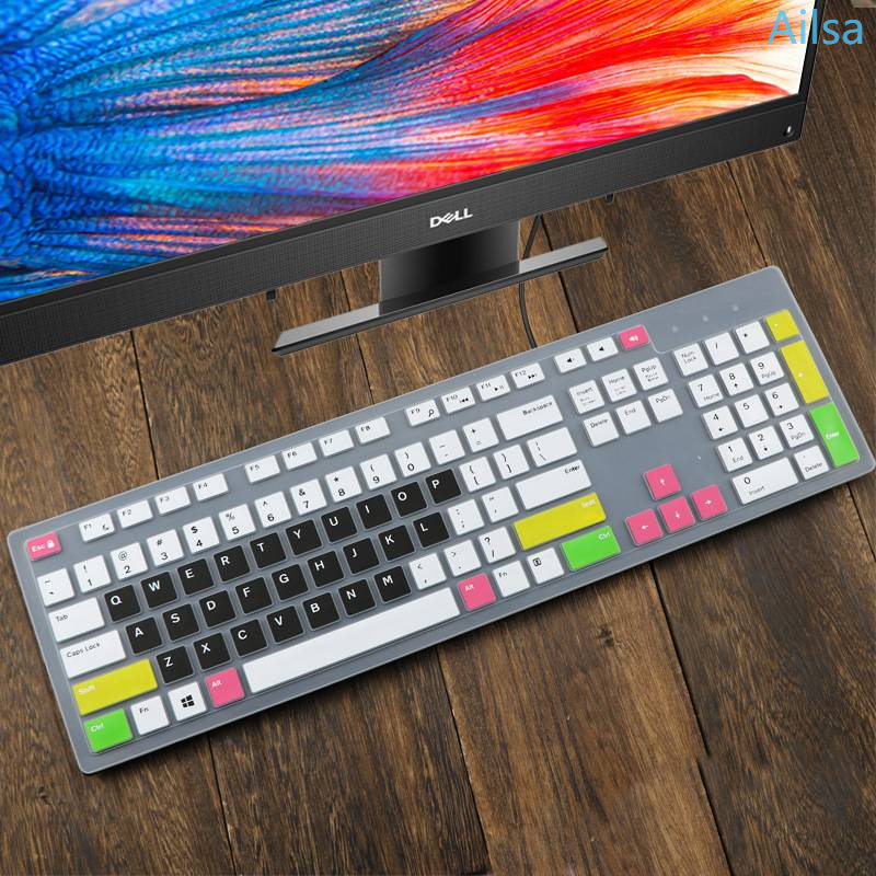 Miếng Dán Bàn Phím Máy Tính Thời Trang Bảo Vệ Cho Dell Kb216 Kb212 636 A10 3477 3275
