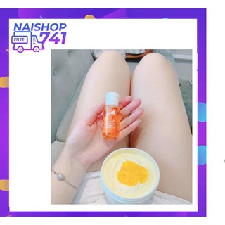 Serum Cấy Trắng Vitamin C Mix Vàng Lá 24k [Trộn vào kem body trắng gấp 5 lần]