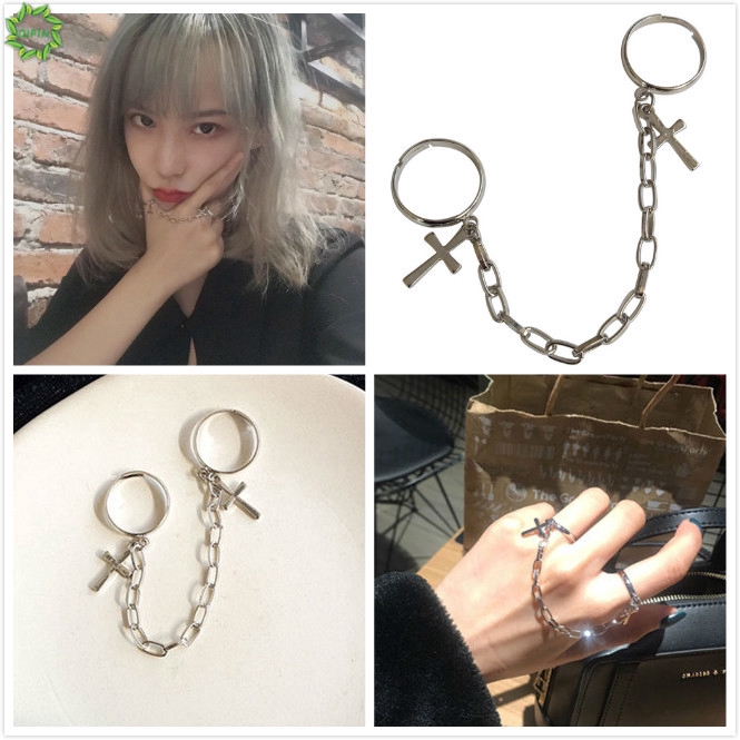 Nhẫn Hình Thánh Giá Phong Cách Hip Hop Cá Tính