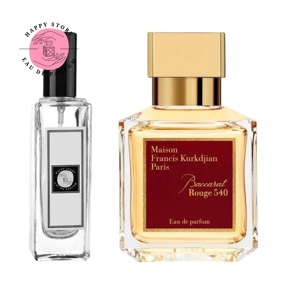 [Nước Hoa Unisex] Mẫu thử 5ml/10ml MFK Baccarat Rouge 540 EDP (Hương hoa cỏ phương đông)