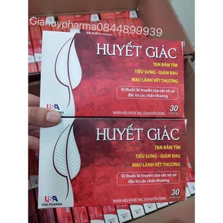 Huyết giác tan  bầm tím mau lành vết thương hộp 30v