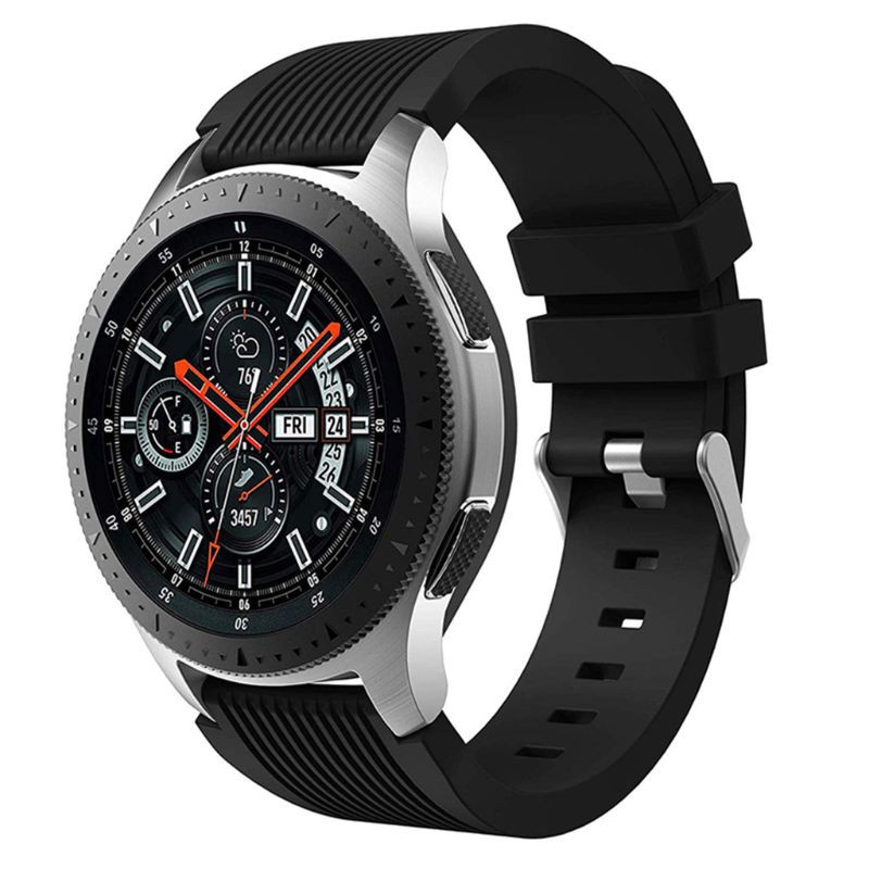 Dây Đeo Silicon Thay Thế Cho Đồng Hồ Thông Minh Samsung Galaxy Watch 46mm Sm-r800 Samsung Gear S3 Frontier