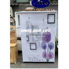 Tủ nhựa đựng áo quần người lớn cao cấp 1m8x1m2 in hình 3d siêu đẹp sang trọng tphcm giao nhanh