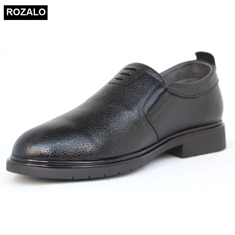 Giày tây nam da bò kiểu xỏ Rozalo R6511