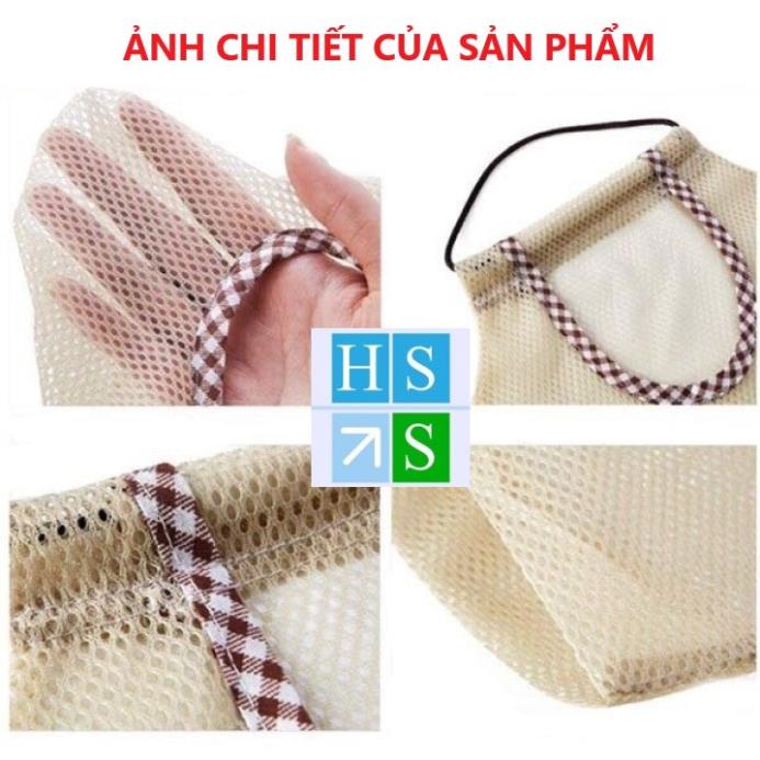 Túi lưới đựng hành tỏi củ quả trái cây có quai treo đựng đồ đa năng - HS Shop Thủ Đức