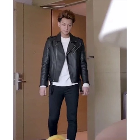 Áo da nam cao cấp biker 2022