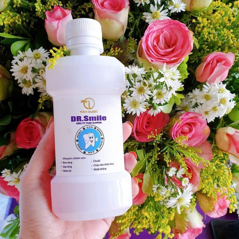 Combo 2 chai Nước Súc miệng bảo vệ răng miệng DR smile