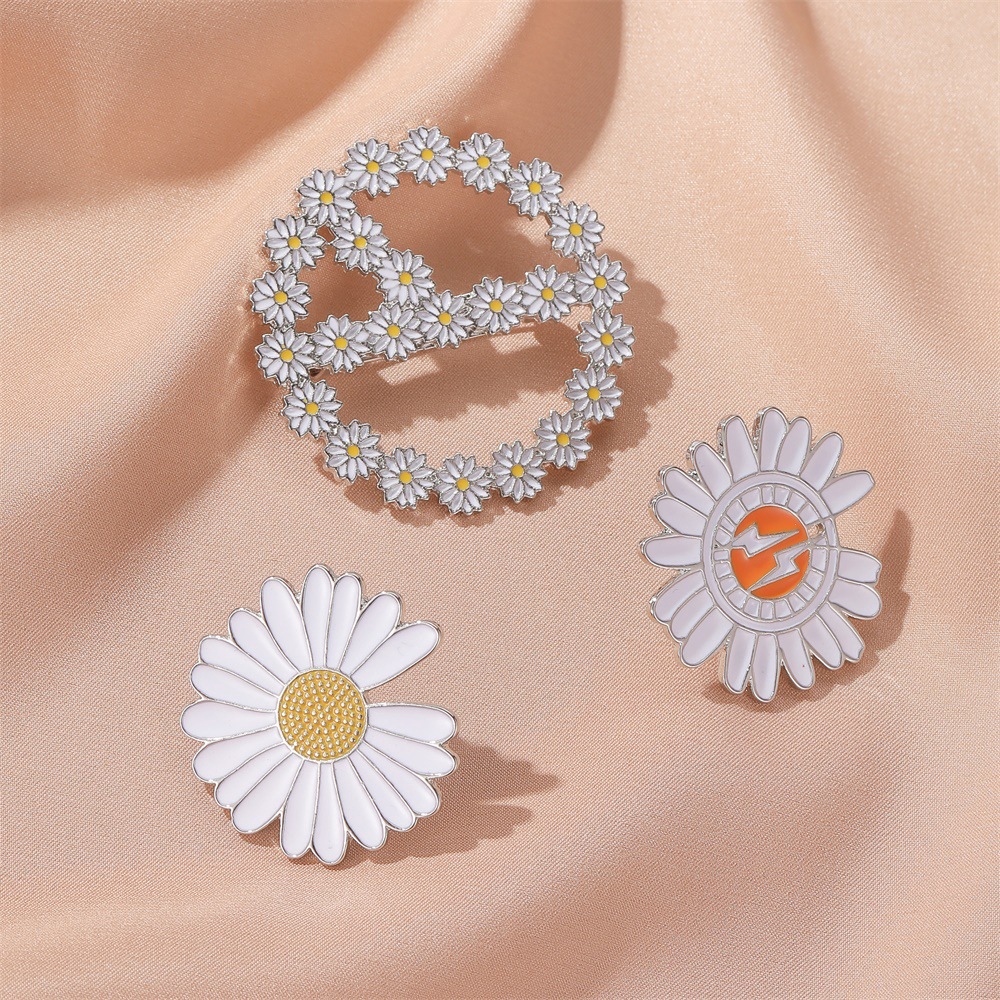 Gd Ghim Cài Áo Hợp Kim Hình Hoa Cúc Tia Chớp PMO Notched Chống Chiến Tranh