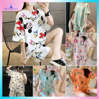 Set Đồ Bộ Ngắn Dễ Thương Phong Cách Hàn Quốc Cho Nữ