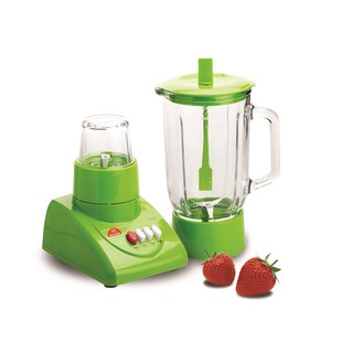 Máy Xay Sinh Tố 2 Cối Thủy Tinh Kim Cương (Màu Xanh)