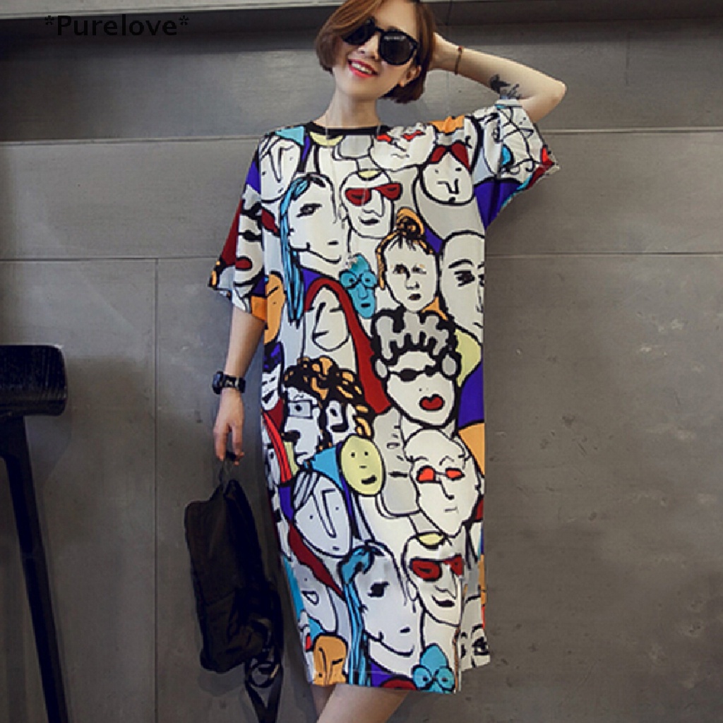 Đầm Đi Biển Dáng Rộng In Họa Tiết Phong Cách Boho Gợi Cảm Cho Nữ