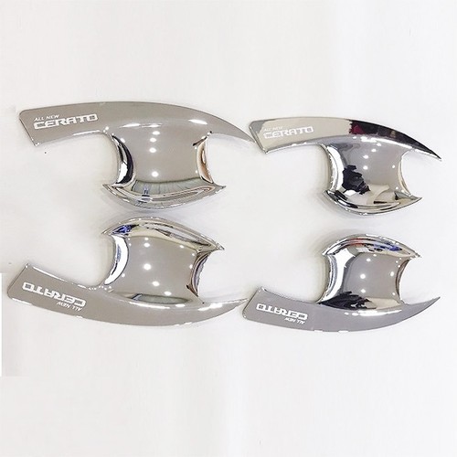 Ốp Tay Hõm Cửa Cho Xe Kia Cerato 2016 đến 2021 Mạ Crom Cao Cấp