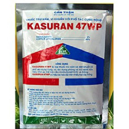 trị bệnh nấm vi khuẩn solo top đặc trị thán thư phấn trắng 15g (Kasugamycin 5%, copper oxychloride 45%)