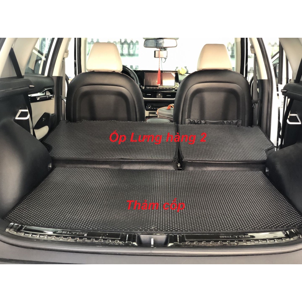 Thảm Lót Cốp Ô Tô KATA Cao Cấp Cho Xe Kia Seltos  - Không mùi, Không ẩm mốc, Dễ dàng vệ sinh
