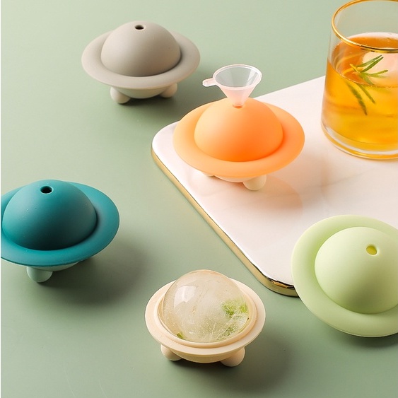 Khuôn Silicone Làm Đá Viên Hình Cầu