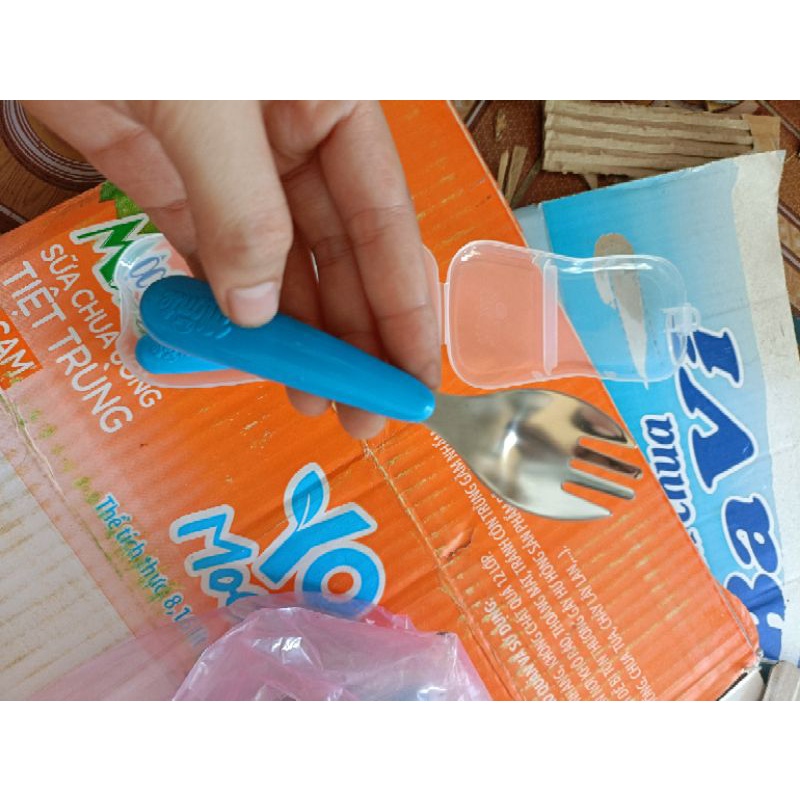 Sét thìa dĩa cho bé ăn dặm monte ( chính hãng)
