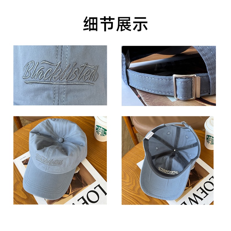 Nón Lưỡi Trai Mềm Thêu Chữ Tiếng Anh Cá Tính Thời Trang Hàn Quốc Cho Nam Nữ